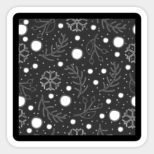 Winter Pattern Sticker